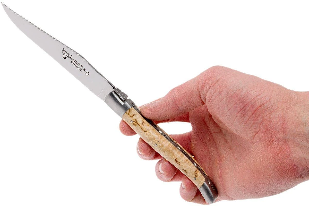 Laguiole En Aubrac Juego De Cuchillos Para Carne 6-unitades De Madera De Abedul, 62C99BHIH 6 Laguiole En Aubrac Juego De Cuchillos Para Carne 6-unitades De Madera De Abedul, 62C99BHIH - Imagen 6