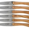 Laguiole En Aubrac Ecir Juego De Cuchillos Para Carne 6-unidades De Madera De Olivo
