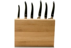 Laguiole En Aubrac Gourmet COL99CUIGOEBIB Juego De Cuchillos De 6 Piezas De Madera De ébano Con Bloque De Cuchillos -Victorinox Tienda de ventas AUCOL99CUIGOEBIB 03 laguiole en aubrac scaled