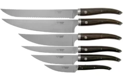 Laguiole En Aubrac Gourmet COL99CUIGOEBIB Juego De Cuchillos De 6 Piezas De Madera De ébano Con Bloque De Cuchillos -Victorinox Tienda de ventas AUCOL99CUIGOEBIB 04 laguiole en aubrac scaled