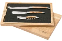 Laguiole En Aubrac Set De Cuchillos Para Vino Y Queso 3-unidades De Madera De Olivo, SFV99OLIH -Victorinox Tienda de ventas AUSFV99OLIH 04 laguiole en aubrac ausfv99olih 04