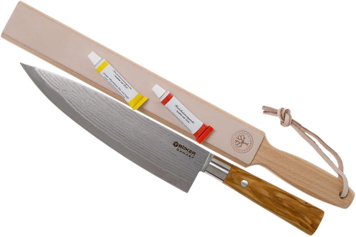 Böker Damast Olive Set De Regalo 2-unidades - 130600SET 1 Böker Damast Olive Set De Regalo 2-unidades - 130600SET