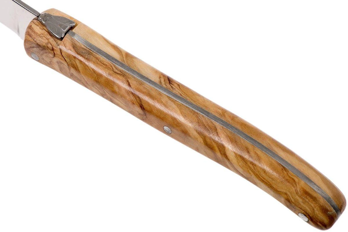 Claude Dozorme Laguiole Juego De Cuchillos Para Carne 6-unidades Sin Refuerzo, Madera De Olivo 6 Claude Dozorme Laguiole Juego De Cuchillos Para Carne 6-unidades Sin Refuerzo, Madera De Olivo - Imagen 6