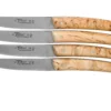 Claude Dozorme Le Thiers Juego De Cuchillos Para Carne 4-piezas, Madera De Abedul Negra
