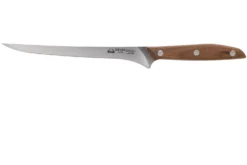 Due Cigni 1896, 2C1012NO Cuchillo Para Filetear 18 Cm, Madera De Nogal