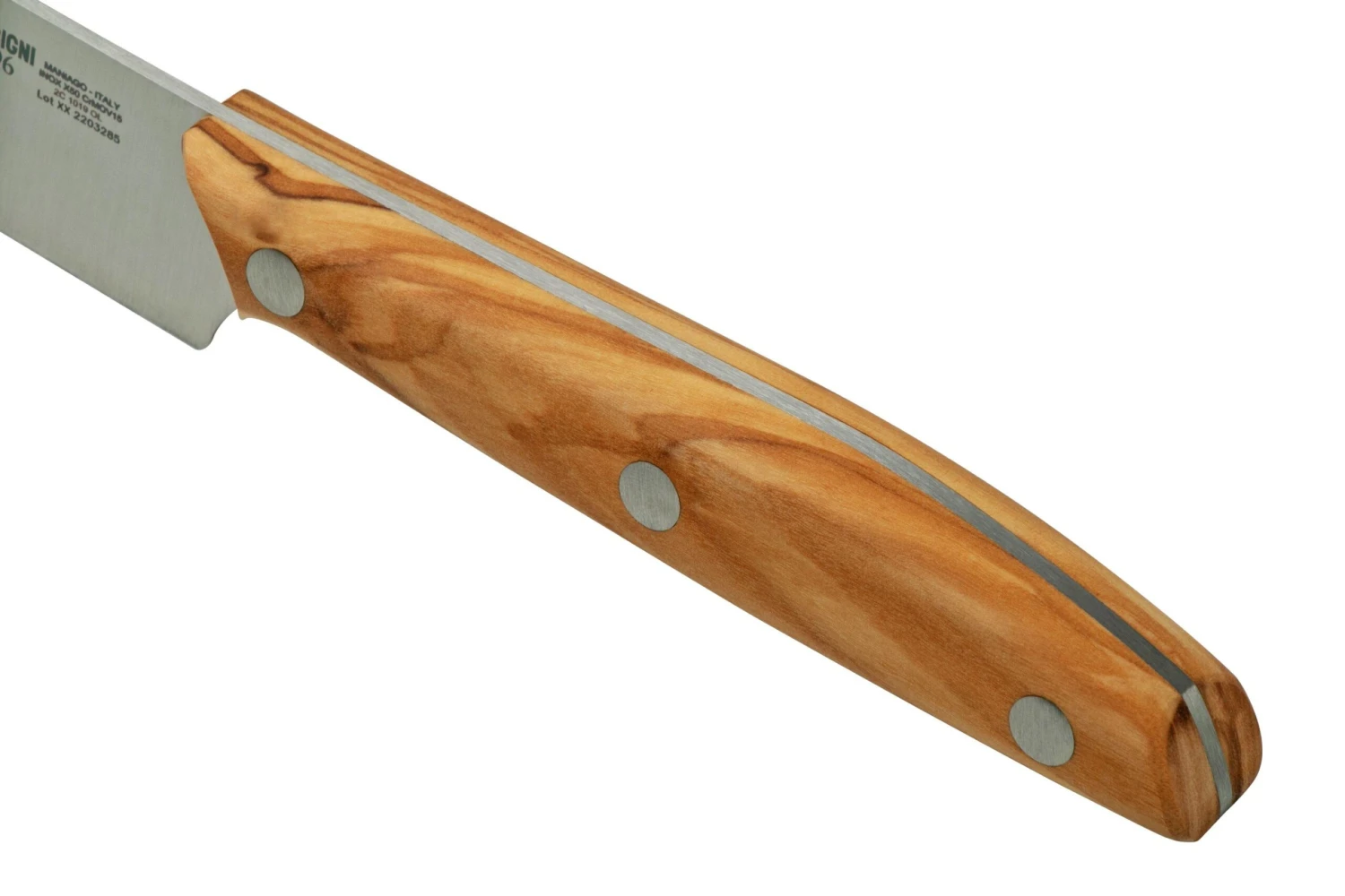 Due Cigni 1896 America DG2C1019OLSET6, Juego De Cuchillos Para Carne De 6 Piezas, Madera De Olivo 6 Due Cigni 1896 America DG2C1019OLSET6, Juego De Cuchillos Para Carne De 6 Piezas, Madera De Olivo - Imagen 6