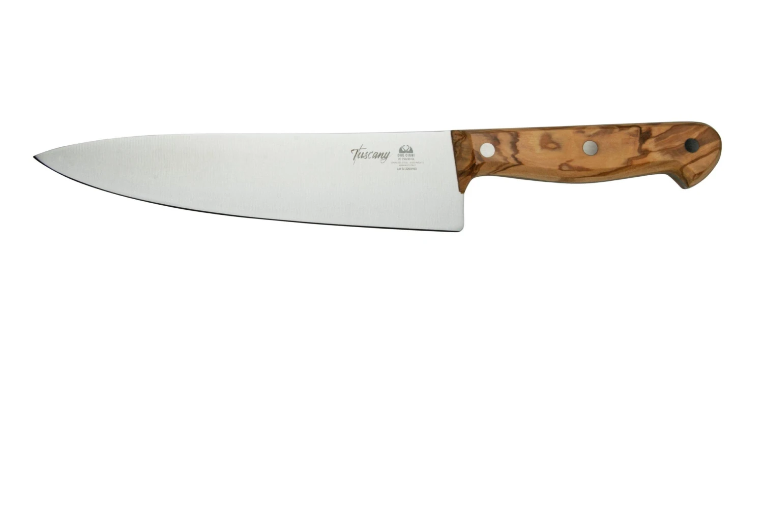 Due Cigni Tuscany 2C750-20OL Cuchillo De Chef 20 Cm Madera De Olivo 1 Due Cigni Tuscany 2C750-20OL Cuchillo De Chef 20 Cm Madera De Olivo