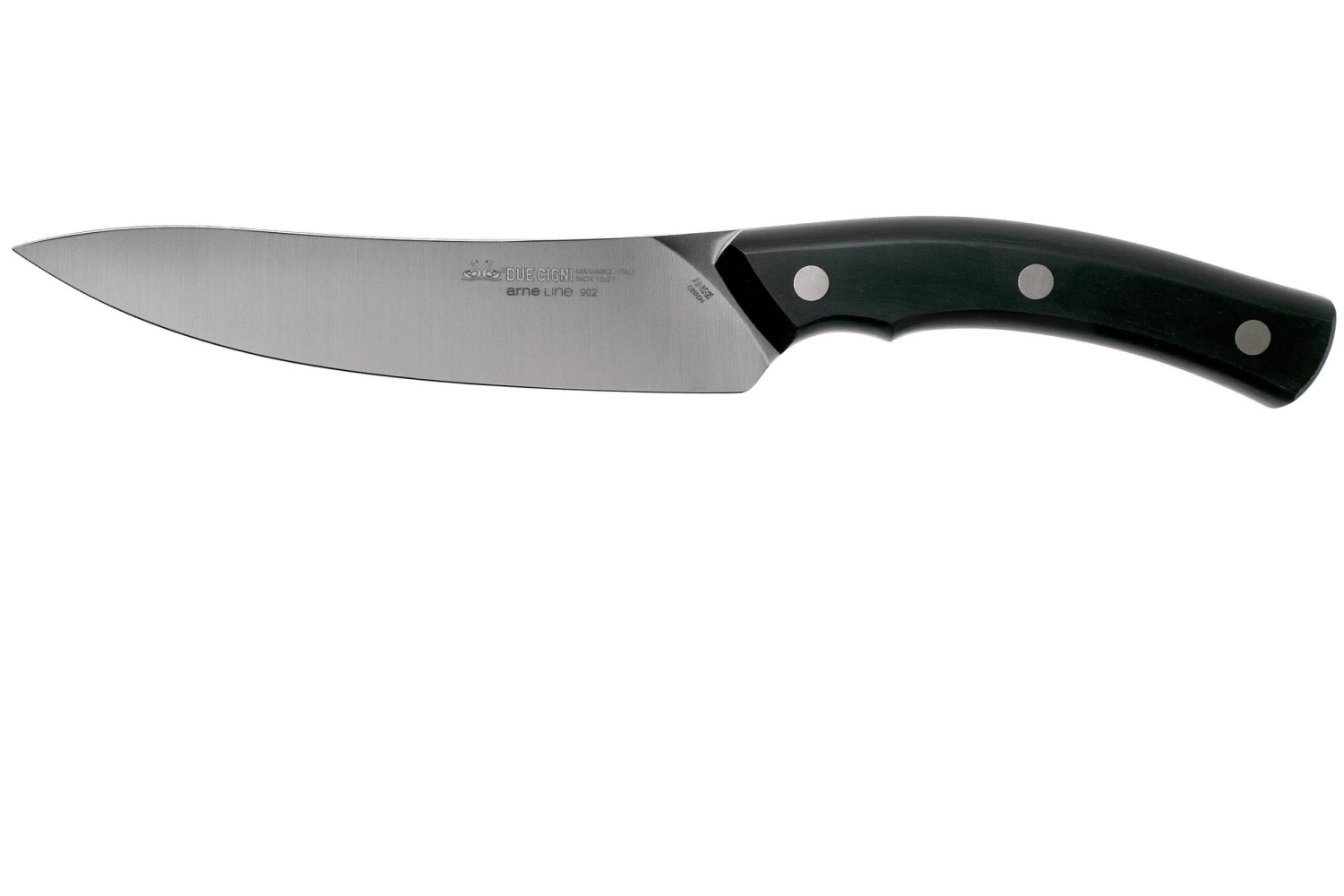 Due Cigni Arne Line Cuchillo Universal 15 Cm, Negro 1 Due Cigni Arne Line Cuchillo Universal 15 Cm, Negro