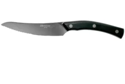 Due Cigni Arne Line Cuchillo Dentado Para Carne 11 Cm, Negro