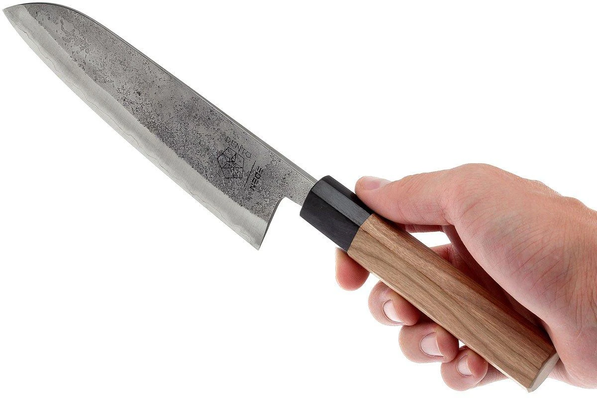 Eden Dento Santoku 16,5 Cm, Aogami Steel 6 Eden Dento Santoku 16,5 Cm, Aogami Steel - Imagen 6