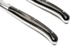 Fontenille Pataud 2uds Juego De Cuchillos Para Carne Cuerno De Búfalo -Victorinox Tienda de ventas FPLTC2PCN 07 fontenille pataud fpltc2pcn steakmessenset buffel d7