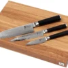 Kai Shun Juego De Cuchillos Classic Tres Unidades, Incluye Tabla De Cortar