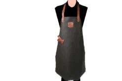 Knivesandtools Delantal De Cuero Utah Choco 82cm