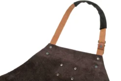 Knivesandtools Delantal De Cuero Utah Choco 82cm -Victorinox Tienda de ventas KNSA340152 82 03 knivesandtools schort knsa340152 82 03