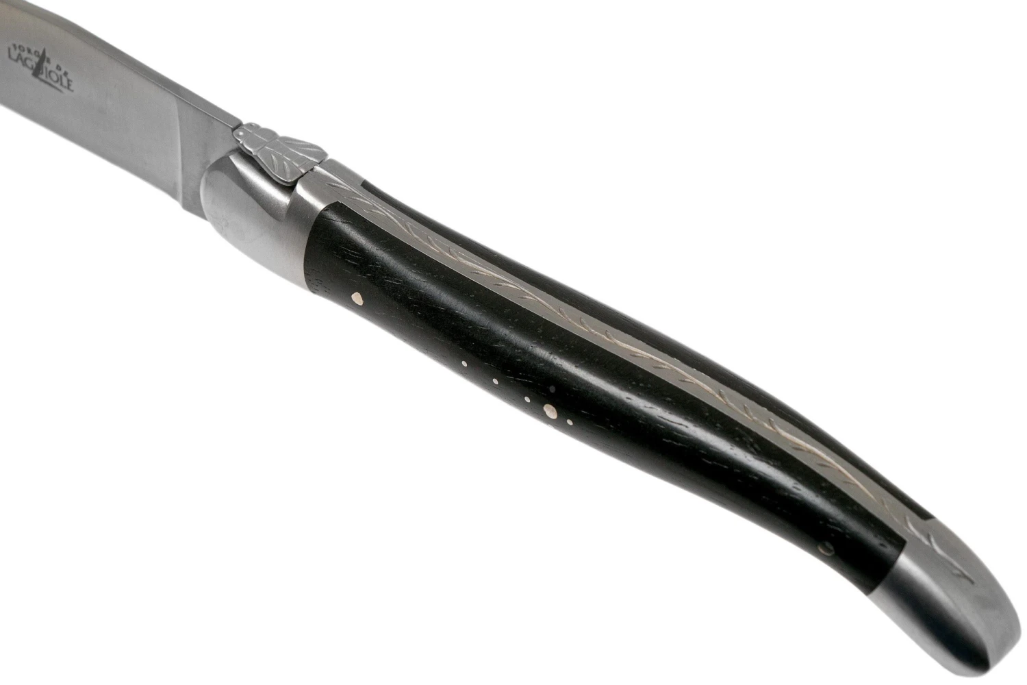 Forge De Laguiole, LAT22MINEB, Juego De Cuchillos Para Carne De 2 Piezas Mate, Madera De ébano 5 Forge De Laguiole, LAT22MINEB, Juego De Cuchillos Para Carne De 2 Piezas Mate, Madera De ébano - Imagen 5