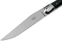 Forge De Laguiole T22MINTCNOI Negro Micarta Juego De Cuchillos Para Carne Pulidos De 2 Piezas -Victorinox Tienda de ventas LAT22MINTCNOI 03 forge de laguiole scaled