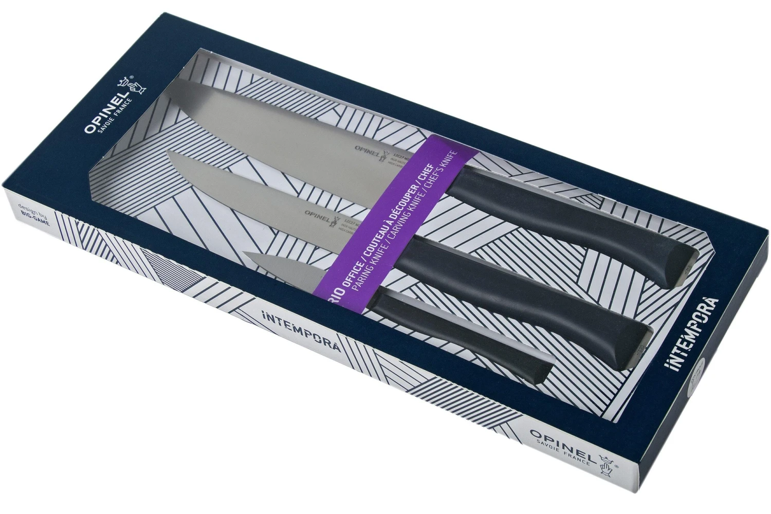Opinel Intempora Juego De Cuchillos Tres Unidades 3 Opinel Intempora Juego De Cuchillos Tres Unidades - Imagen 3