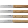 Opinel Facette Ash, Juego De Cuchillos De Cocina 4 Piezas