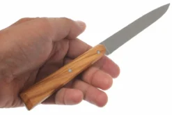 Opinel T001515, Cuchillo Para Carne, Esprit Sud, Madera De Olivo -Victorinox Tienda de ventas OPT001515 05 opinel tafelmesset esprit sud olijf opt001515 d4