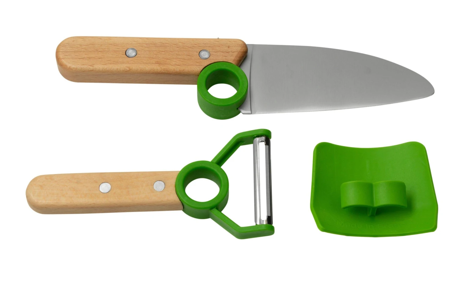 Opinel Le Petit Chef 002577 Juego De Cuchillos De Cocina, Verde 2 Opinel Le Petit Chef 002577 Juego De Cuchillos De Cocina, Verde - Imagen 2
