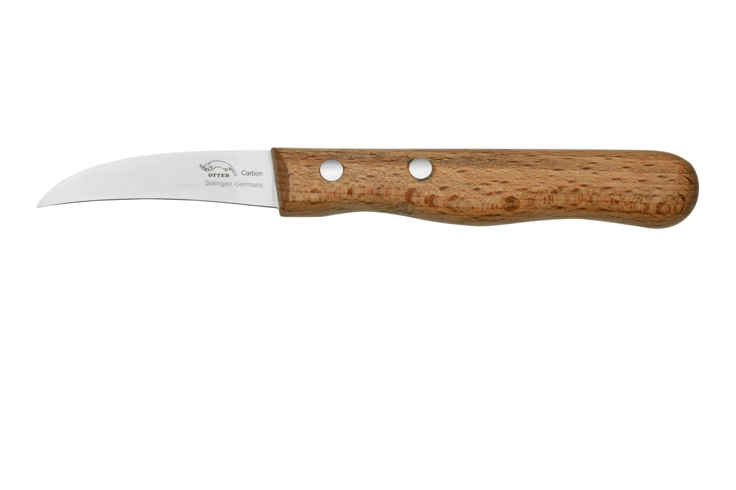 Otter Paring Knife 1010 Curved Carbon Beech, Pelador 1 Otter Paring Knife 1010 Curved Carbon Beech, Pelador