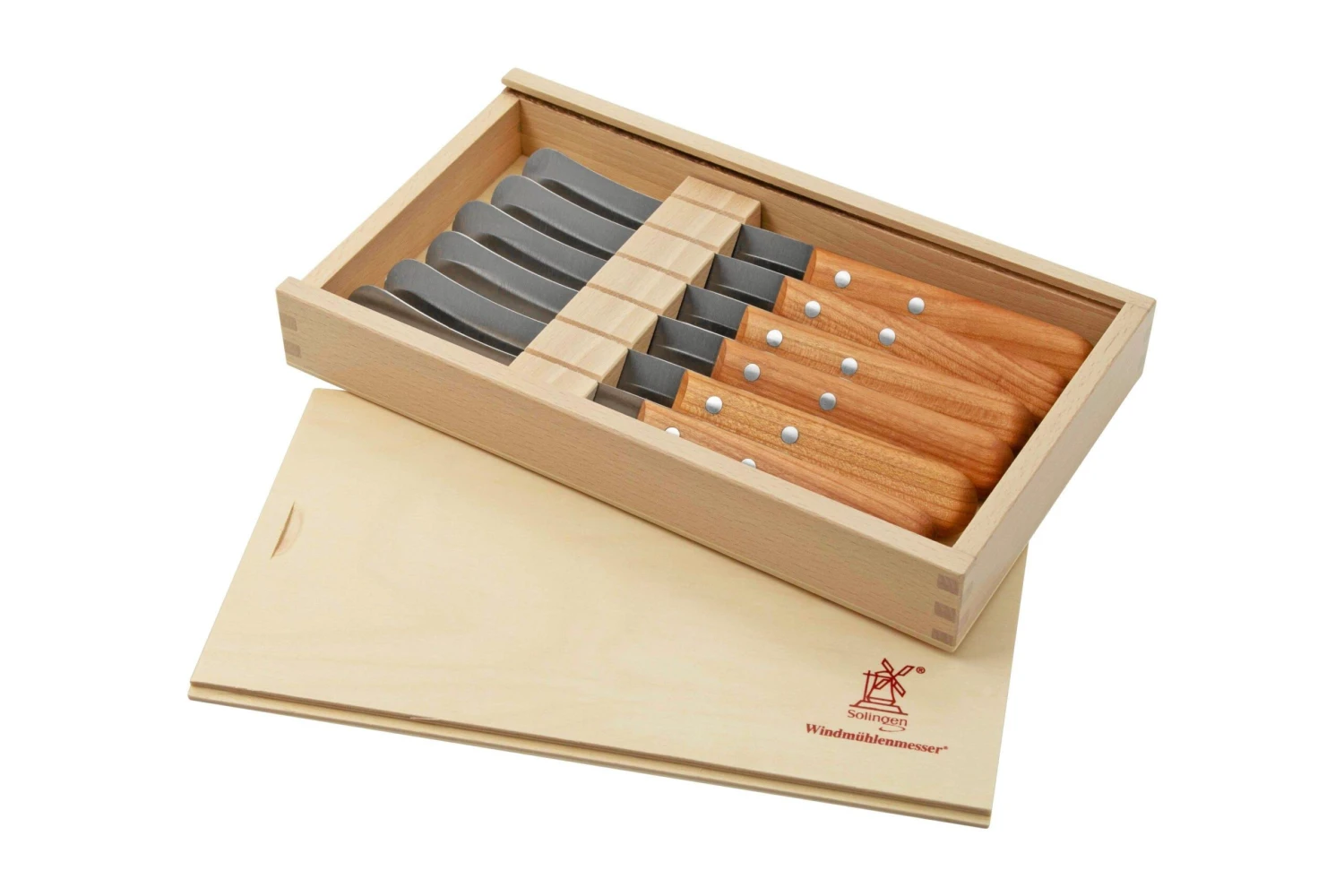 Robert Herder Buckels 9554200202 Acero Inoxidable, Madera De Cerezo, Juego De Cuchillos De Desayuno De 6 Piezas 6 Robert Herder Buckels 9554200202 Acero Inoxidable, Madera De Cerezo, Juego De Cuchillos De Desayuno De 6 Piezas - Imagen 6