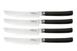 Shizu Hamono Takumi SS-1170-4, Juego De Cuchillos Para Carne 4 Piezas, Acero Damasco, 12,5 Cm