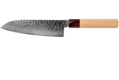 Sakai Takayuki Santoku 33-CapasDamascus Hammered WA 17 Cm