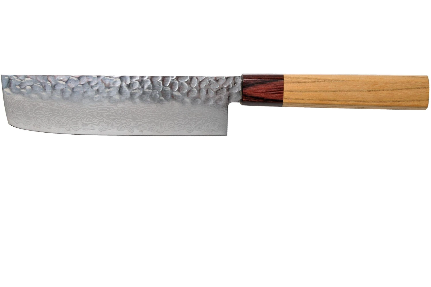 Sakai Takayuki Nakiri 33-Capas Damascus Hammered WA 16 Cm 1 Sakai Takayuki Nakiri 33-Capas Damascus Hammered WA 16 Cm