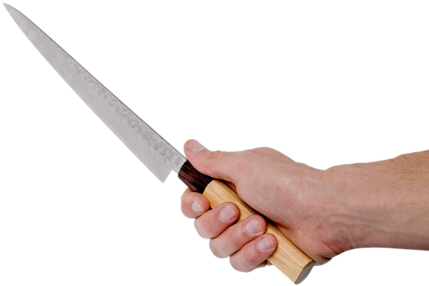 Sakai Takayuki Cuchillo Para Trinchar 33-Capas Damascus Hammered WA 25 Cm 6 Sakai Takayuki Cuchillo Para Trinchar 33-Capas Damascus Hammered WA 25 Cm - Imagen 6