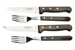 Tramontina Churrasco Gaucho 29899-312, Juego De Cubiertos Para Carne De 4 Piezas