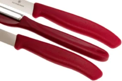 Victorinox SwissClassic Cuchillo De Verduras Rojo, Set De 3, 6.7111.31 -Victorinox Tienda de ventas VT6 7111 31 04 victorinox vt6 7111 31 04
