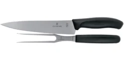 Victorinox SwissClassic 6.7133.2G 2-piezas Juego De Tallado, Negro