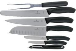 Victorinox SwissClassic 6.7133.7G 7-piezas Juego De Cuchillos De Cocina, Negro
