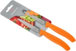 Victorinox SwissClassic Dentado/liso Cuchillo De Verduras Naranja 10 Cm, Set De 2 VT6-7796-L9B -Victorinox Tienda de ventas VT6 7796 L9B 06 victorinox swissclassic scaled