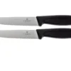 Victorinox SwissClassic Cuchillo Para Carne/-pizza Negro, Set De 2, 6.7933.12B