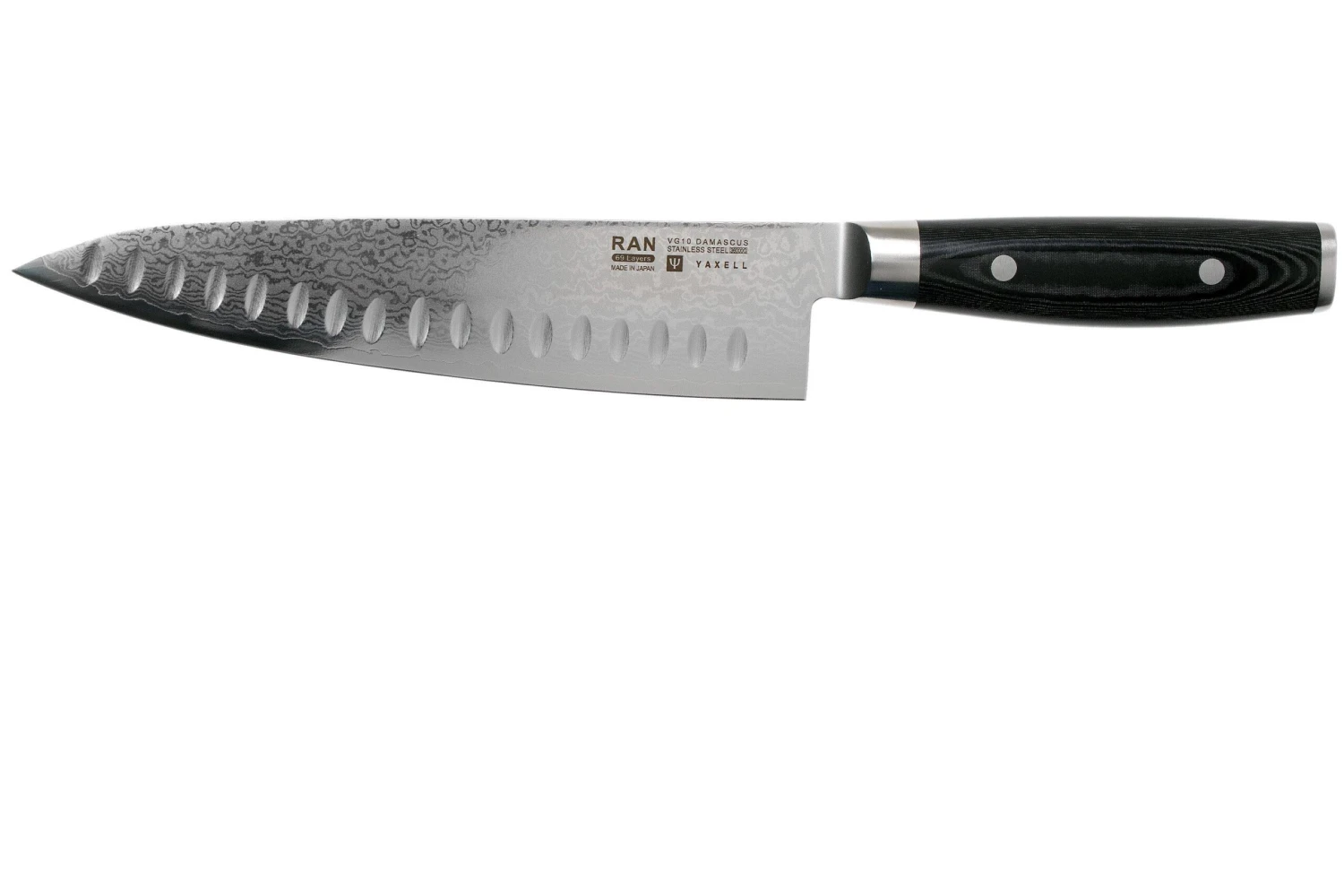 Yaxell Ran 36017 Cuchillo De Chef Con Hoyuelos 20 Cm 1 Yaxell Ran 36017 Cuchillo De Chef Con Hoyuelos 20 Cm