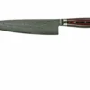 Yaxell Super Gou 37100 Cuchillo De Chef Acero De Damasco De 161 Capas, 20 Cm