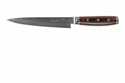 Yaxell Super Gou 37107 Cuchillo Para Trinchar Acero De Damasco De 161 Capas, 18 Cm