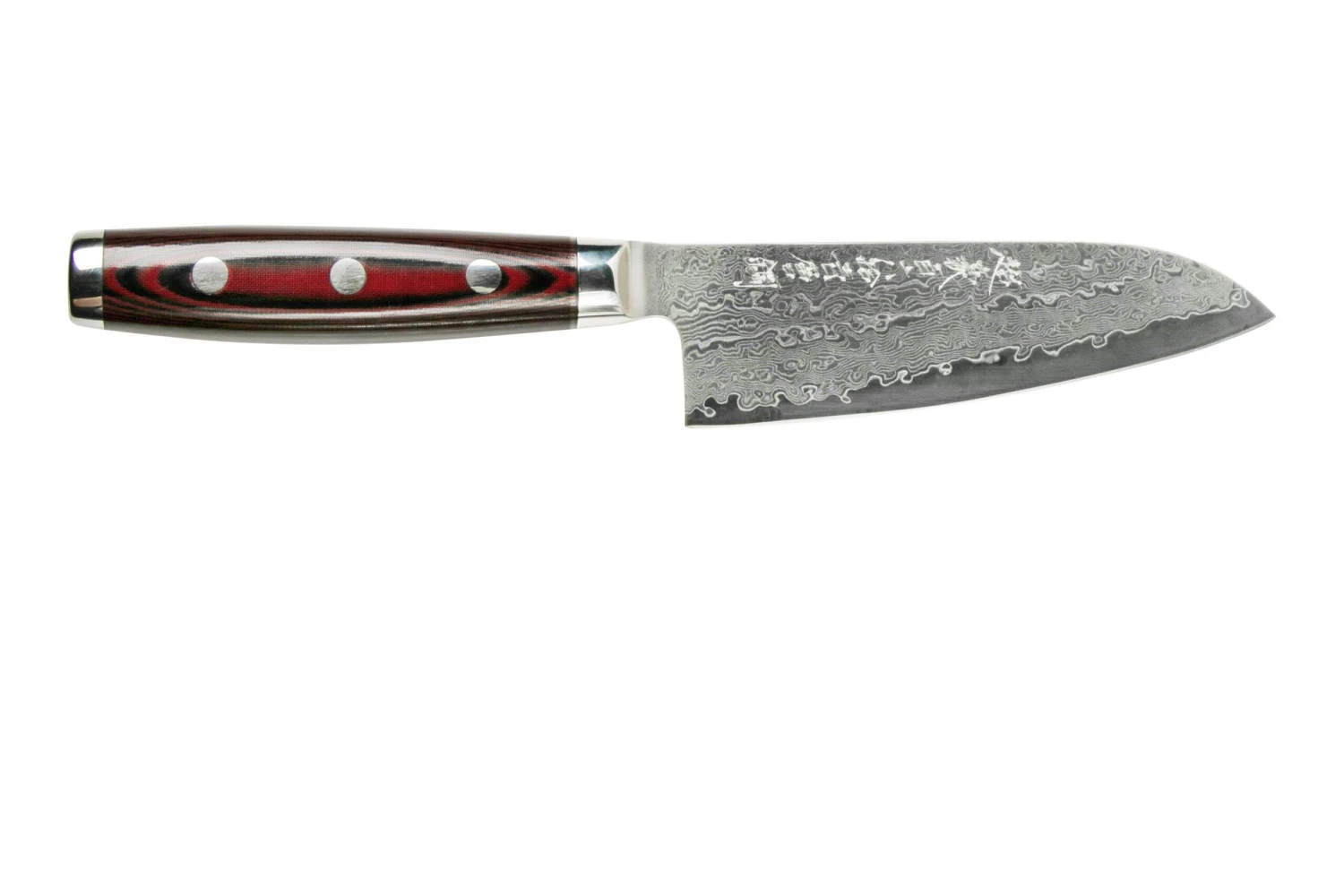 Yaxell Super Gou 37112 Santoku Acero De Damasco De 161 Capas, 12,5 Cm 2 Yaxell Super Gou 37112 Santoku Acero De Damasco De 161 Capas, 12,5 Cm - Imagen 2