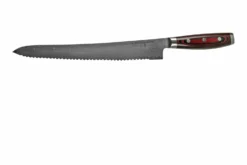 Yaxell Super Gou 37138 Cuchillo De Pan Acero De Damasco De 161 Capas, 27 Cm