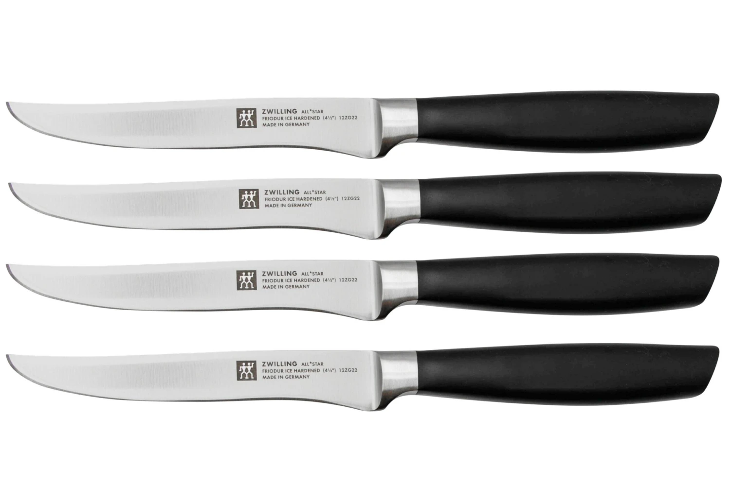 Zwilling All Star 1022591, Juego De 4 Cuchillos Para Carne, Plata 1 Zwilling All Star 1022591, Juego De 4 Cuchillos Para Carne, Plata