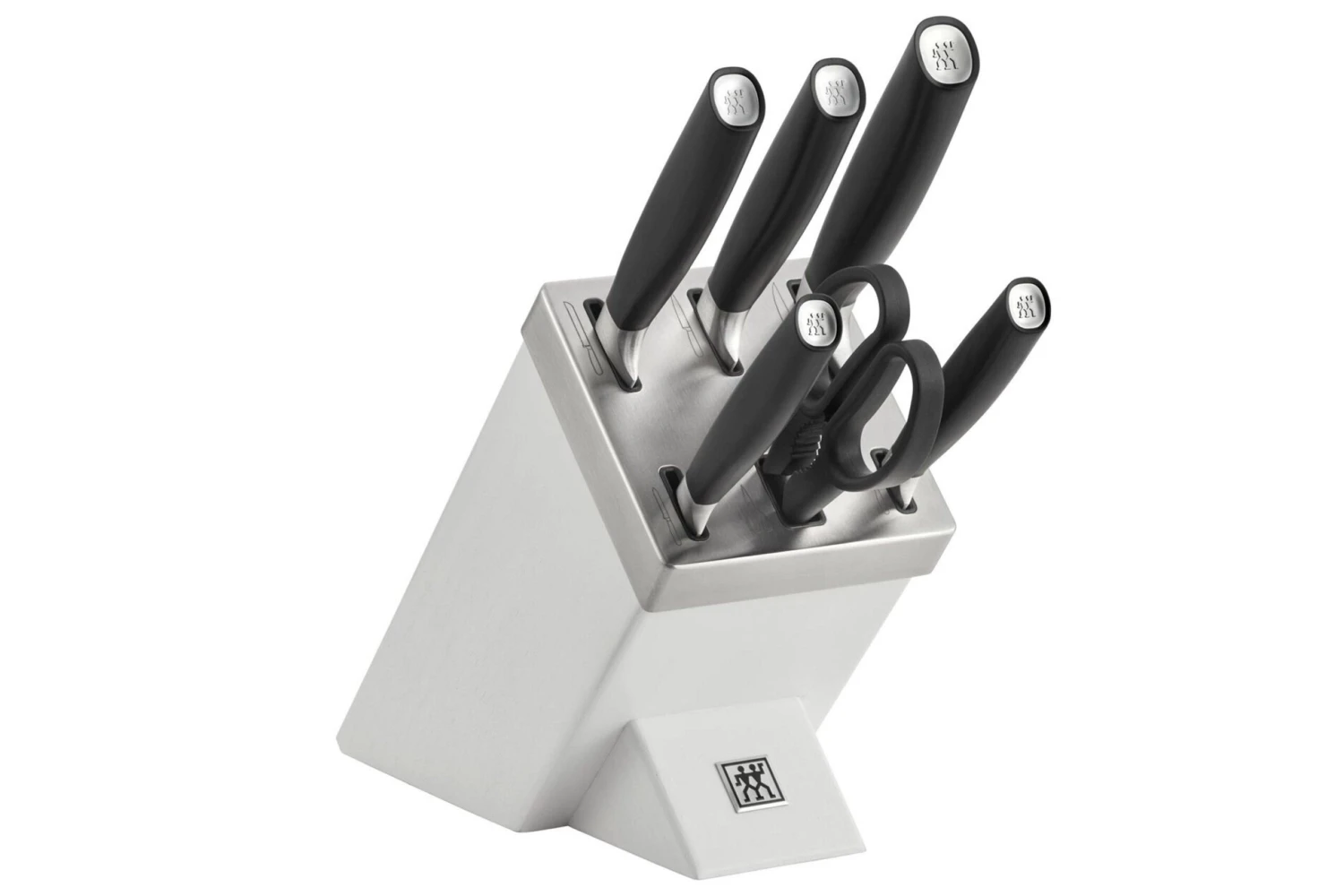Zwilling All Star 1022776, Juego De 7 Cuchillos Con Bloque, Blanco/plateado 1 Zwilling All Star 1022776, Juego De 7 Cuchillos Con Bloque, Blanco/plateado