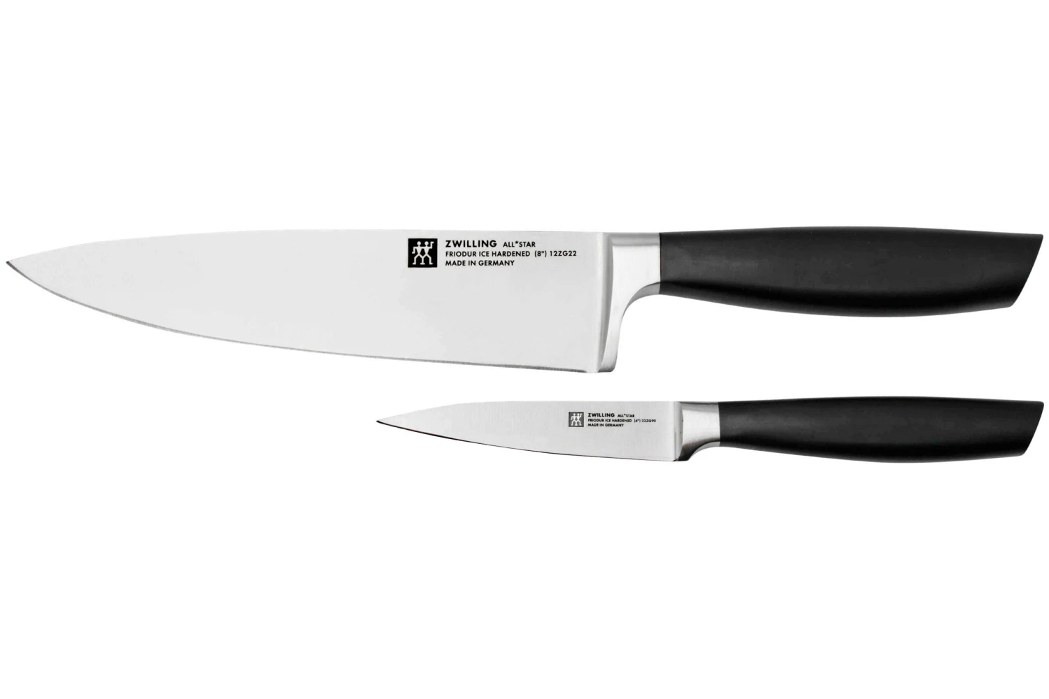 Zwilling All Star 1022777, Juego 2 De Cuchillos, Cuchillo De Chef Y Cuchillo Puntilla, Negro 1 Zwilling All Star 1022777, Juego 2 De Cuchillos, Cuchillo De Chef Y Cuchillo Puntilla, Negro