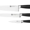Zwilling All Star 1022781, Juego De 3 Cuchillos, Plata