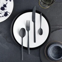 Amefa Manille All You Need 9035, Cubertería De 42 Piezas, Negra -Victorinox Tienda de ventas manille bestekset 42 delig zwart ambiance 9035atay02e29